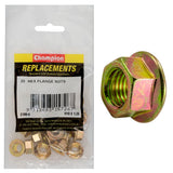 Champion Hex Flange Nut M10 x 1.25 Pack of 20