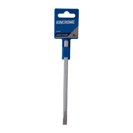 Kincrome Cold Chisel-6mm, made of durable Chrome Vanadium Steel, perfect for cutting and shaping various materials.