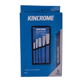 Kincrome 5 Piece Cold Chisel Set, crafted from durable Chrome Vanadium Steel, ideal for cutting and shaping various materials.