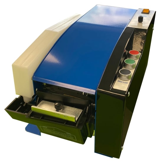 Automatic water-activated tape dispenser for efficient packaging, with adjustable tape length control and eco-friendly compatibility.