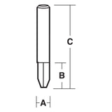 Carbitool Combination Flush Trim Bit 1/4"