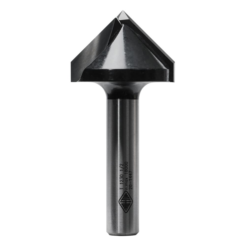 Carbitool Vee Groove Bit 1/2" Shank 31.3mm x 90 Deg