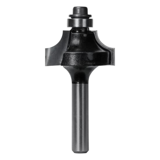 Carbitool Beading Bit W/Bear-6.35mm designed for precise edge profiles with carbide tip and ball bearing guide.