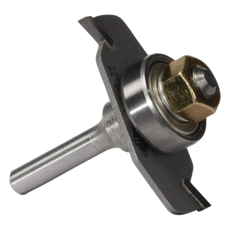 Carbitool Slotting Cutter Assembly-4mm, featuring a carbide-tipped design with a ball bearing guide for precise woodworking cuts.