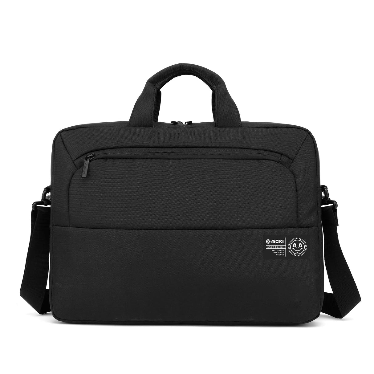 Moki rPET Series Laptop Satchel 17" - Black (Each)