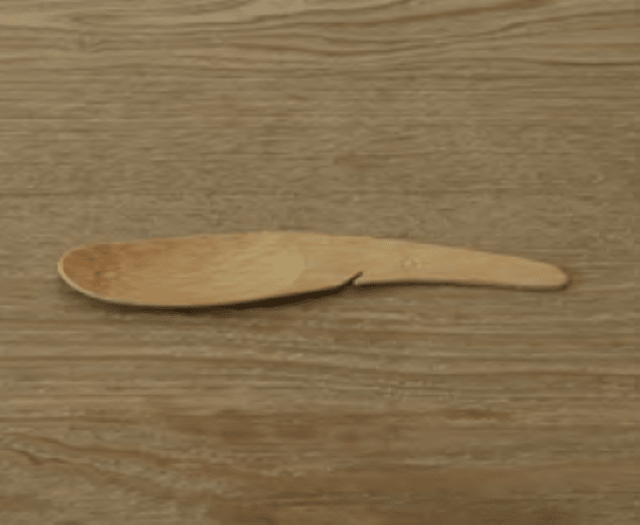 Eco-friendly Wasara spoon (16.5cm) in a box of 250, made from biodegradable materials, perfect for events and everyday dining.