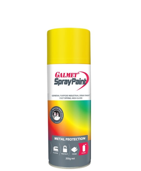 Spray Paint Gold Yellow 350gm - Galmet