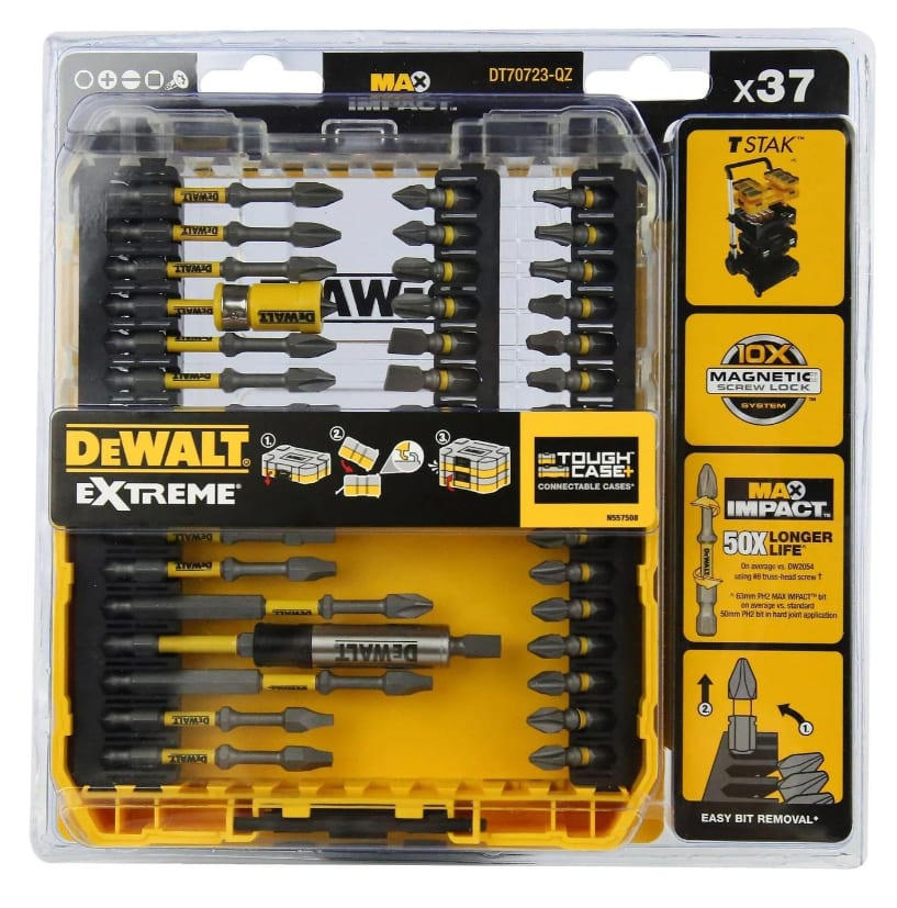DeWalt Impact Screwdriving Set 37 Piece (Set)