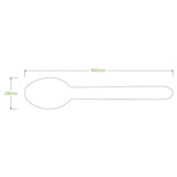 BioPak Wooden Spoon 16cm 2000 (Case)