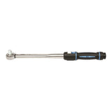 Sykes-Pickavant Torque Wrench 330Nm, 1/2" drive, dual scale, ergonomic handle, includes calibration certificate, perfect for precision tasks.