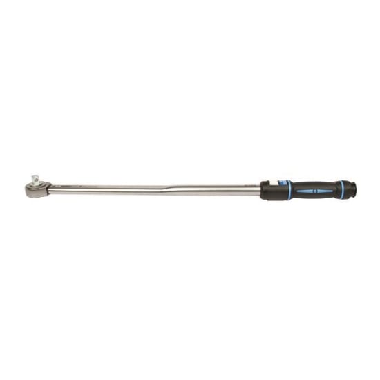 Sykes-Pickavant 400Nm 3/4" torque wrench with ergonomic handle, dual scale display, and precision adjustment features.
