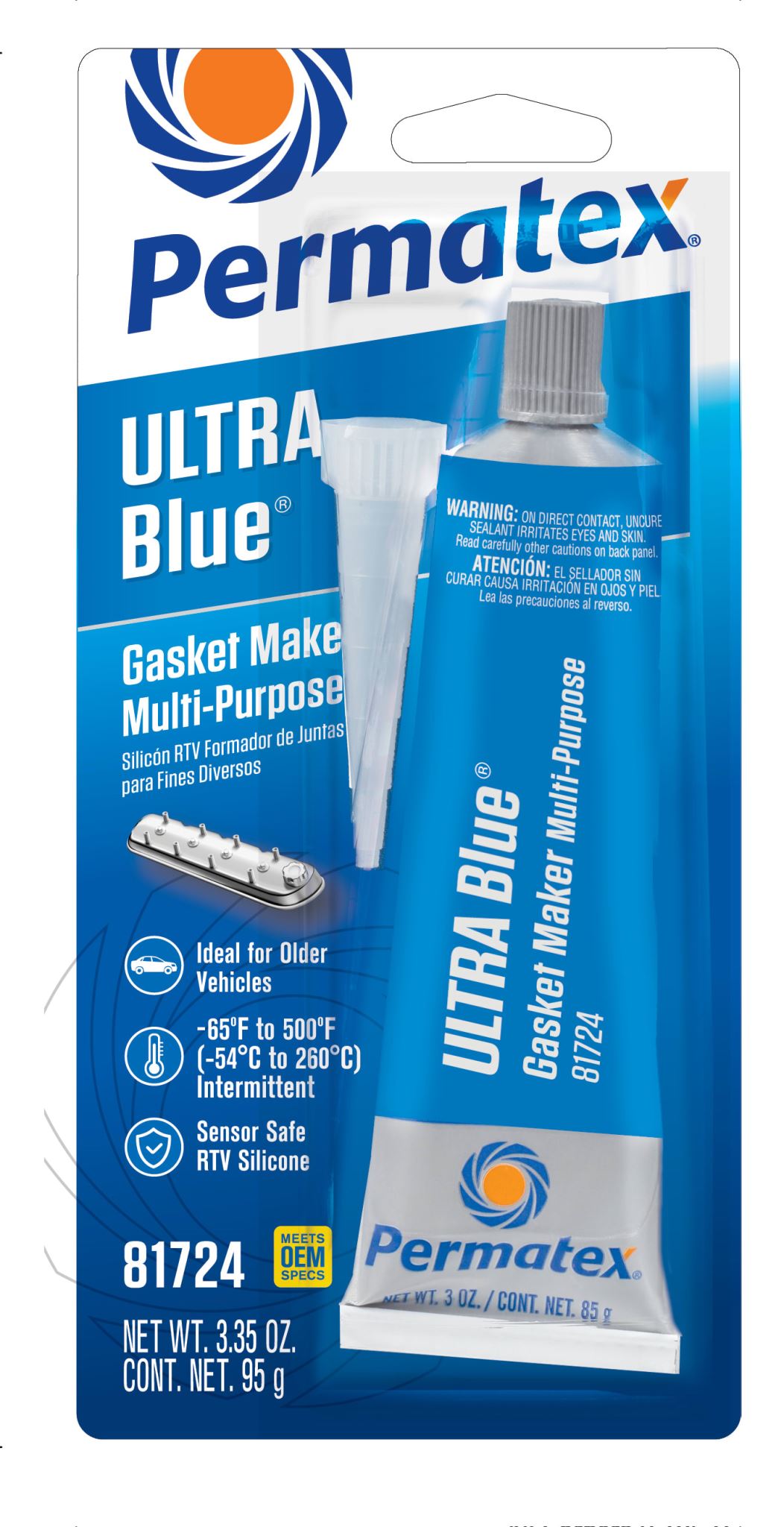 Permatex Ultra Blue RTV Silicone Gasket Maker 95g