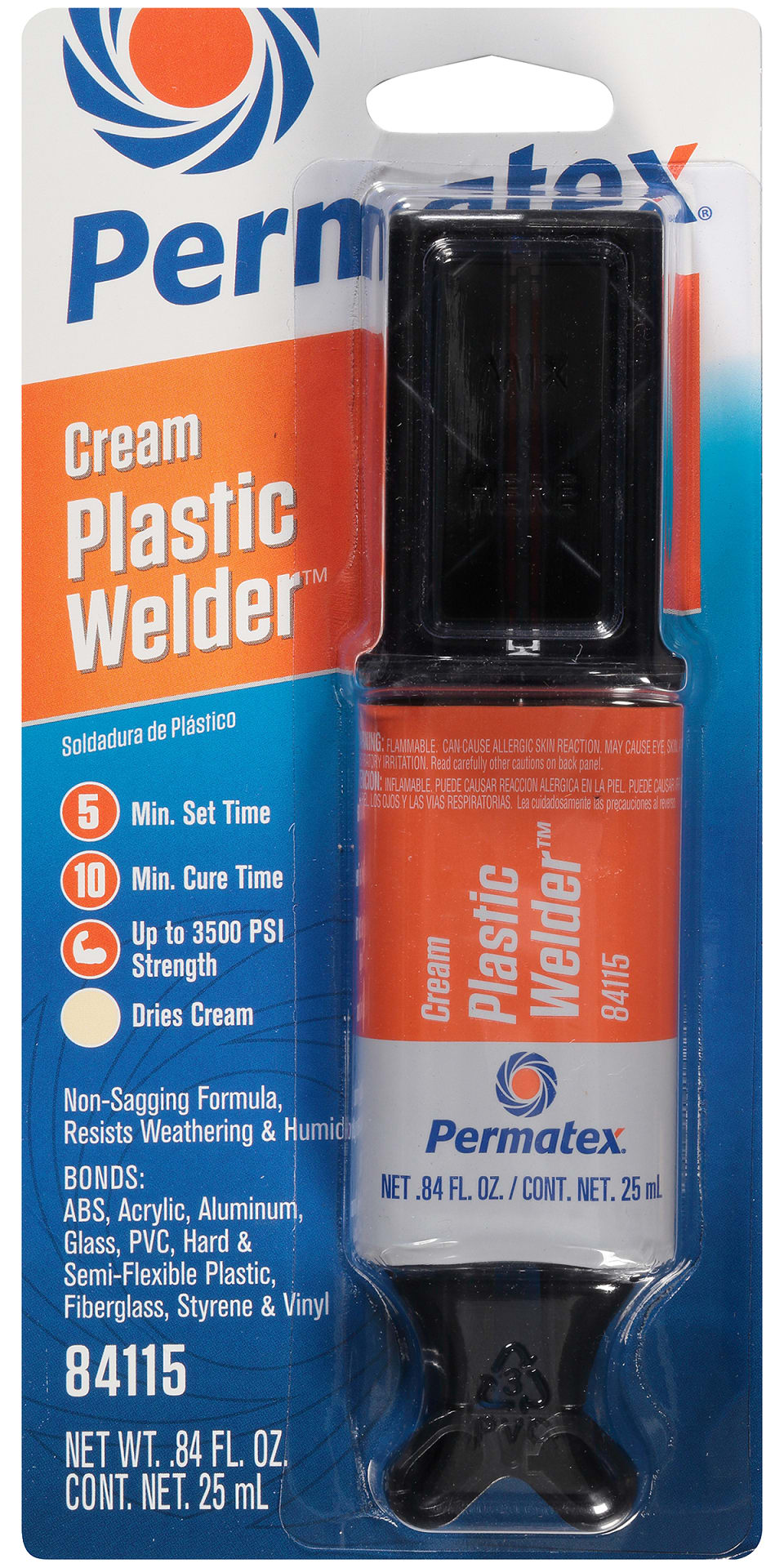 Permatex Cream Plastic Welder Epoxy 25ml