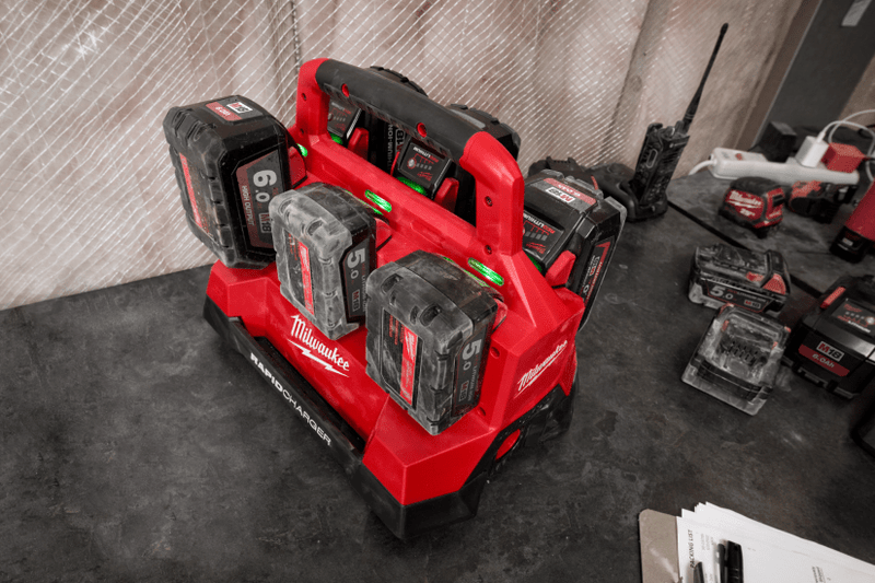 Milwaukee M18 Six Bay Packout Rapid Charger (Each)