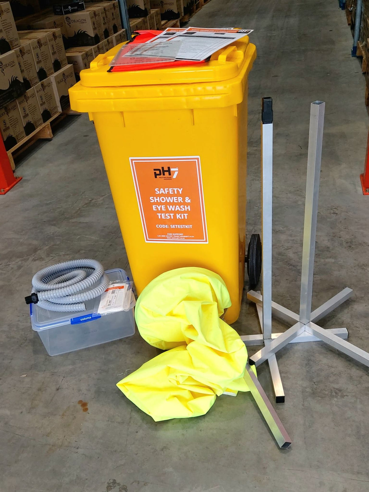 Safety Shower and Eyewash Kit (Each)