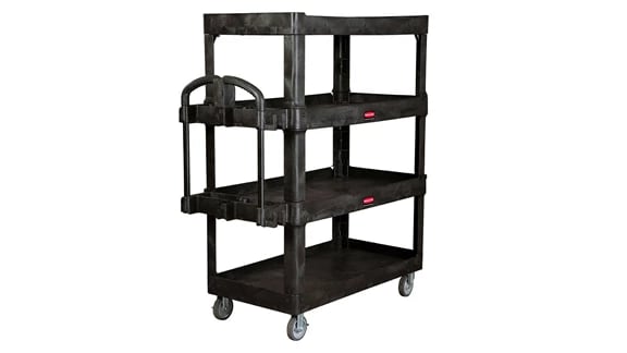 Rubbermaid Brute 4 Shelf Heavy Duty Utility Cart
