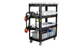 Rubbermaid Brute 4 Shelf Heavy Duty Utility Cart