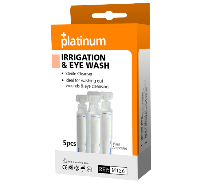 Platinum Saline Ampoule 15ml 5 Pack 15ml