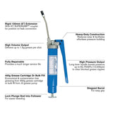 Macnaught Lever Action Grease Gun 450gm