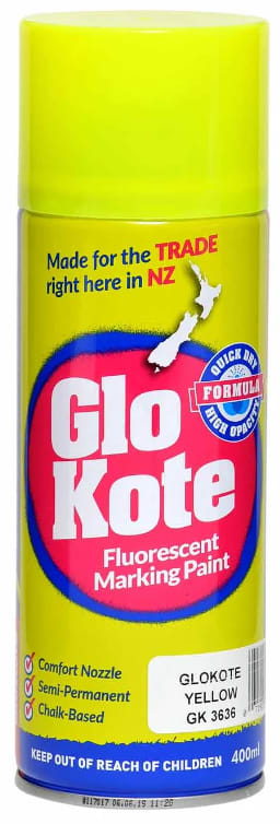 Glokote Yellow Marking Paint 400ml 400ml