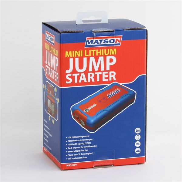 Matson 12V Lithium Jump Starter 10,000mAh