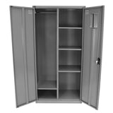 Personnel Wardrobe Grey 914mm Wide - Steelco