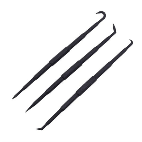 Toledo O-Ring Pick Set - 3 lightweight nylon picks for precise O-ring manipulation, includes six tip styles and a vinyl wallet.