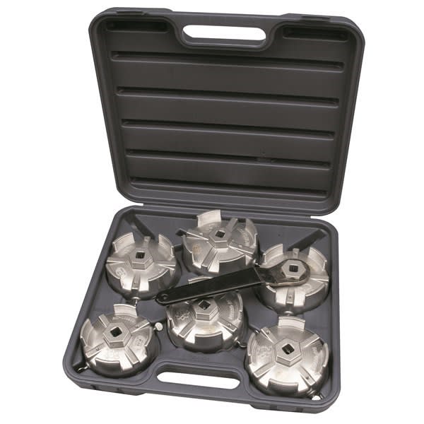 Toledo Oil Filter Cup Wrench Set Truck 6 Piece
