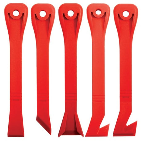 Toledo Extreme Edge Tool Kit - 5 Piece features durable scrapers for safe removal of gaskets, trims, and adhesives on various surfaces.