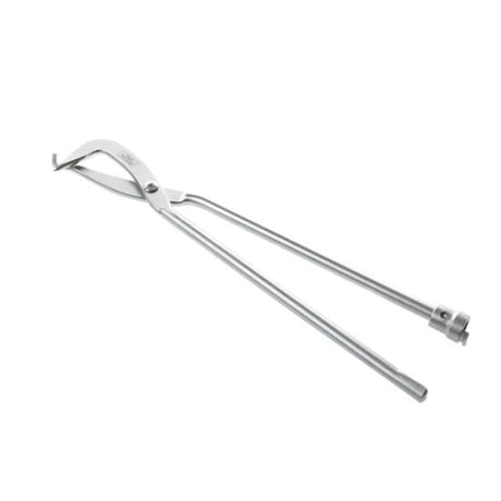 Heavy-duty 330mm brake spring pliers for easy installation and removal of drum brake retaining springs, made from durable steel.