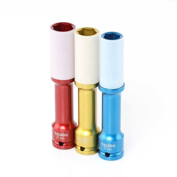 Toledo Wheel Nut Socket Set Long 3 Piece