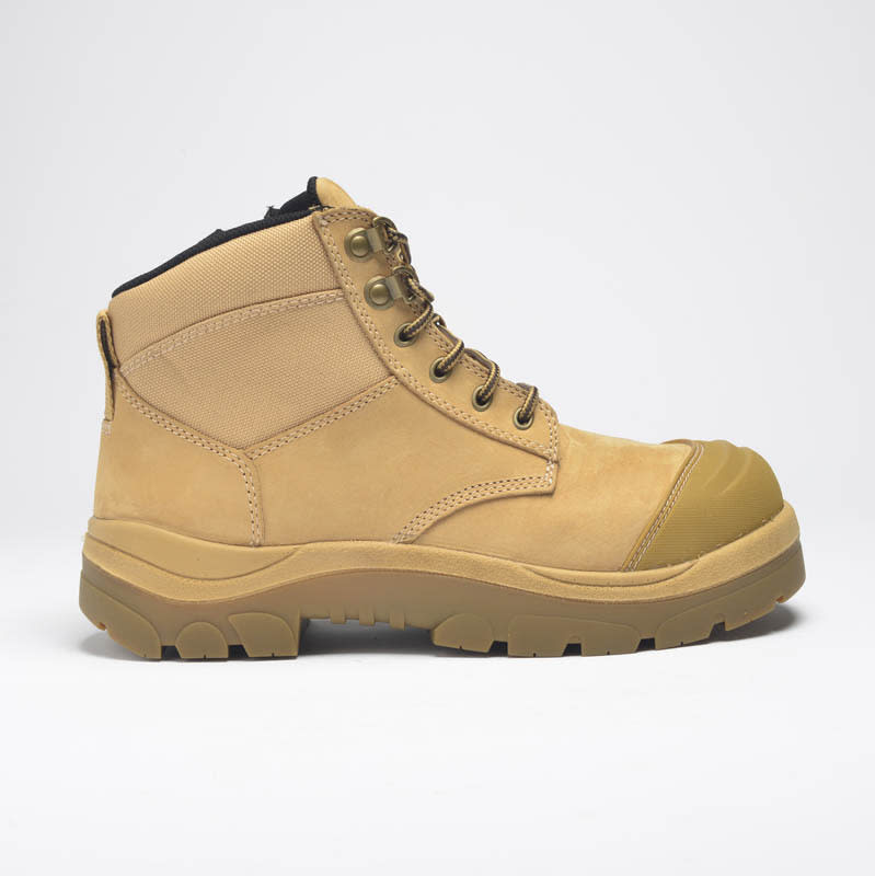 Paraflex, 690WZ Extra Wide Zip Sided Safety Boot - Wheat - 15