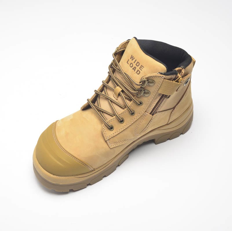 Paraflex, 690WZ Extra Wide Zip Sided Safety Boot - Wheat - 15