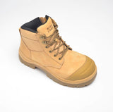 Paraflex, 690WZ Extra Wide Zip Sided Safety Boot - Wheat - 15