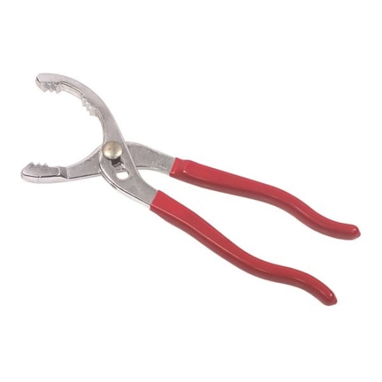 Toledo Oil Filter Removal Pliers-Small designed for removing stubborn filters, featuring adjustable jaws and a durable grip.