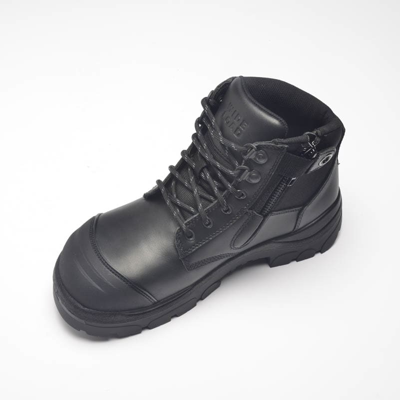 Paraflex, 690BZ Extra Wide Zip Sided Safety Boot - Black - 13