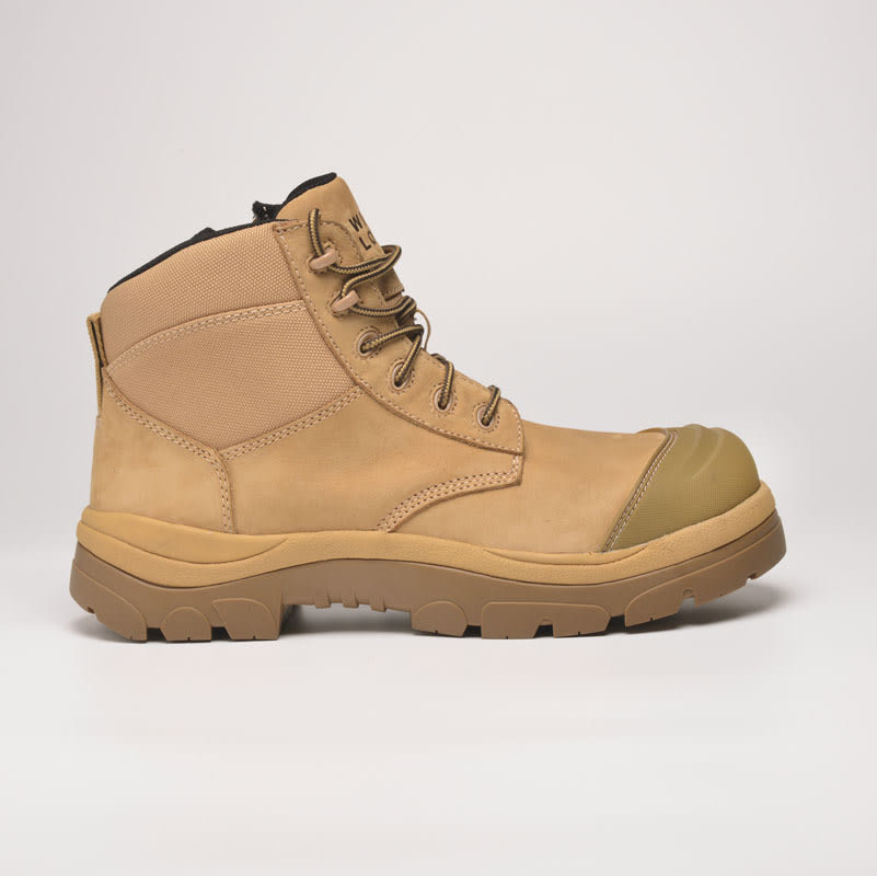 Paraflex, 690WZC Extra Wide Zip Sided Safety Boot - Wheat - 10