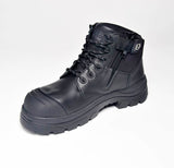 Paraflex, 690BZC Extra Wide Zip Sided Safety Boot - Black - 12
