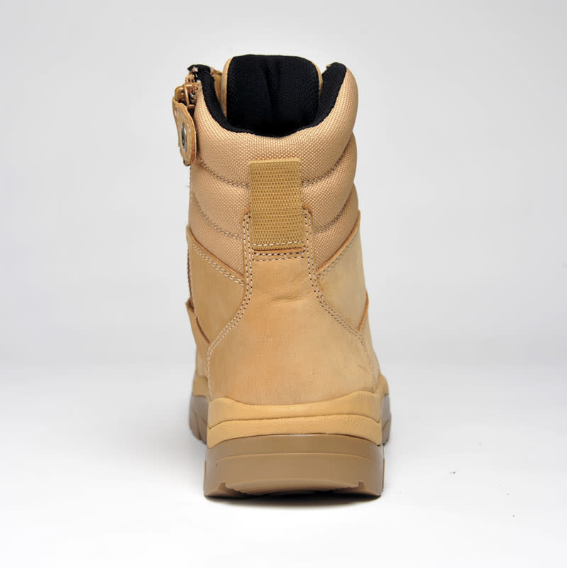 Paraflex, 890WZC Extra Wide Zip Sided Safety Boot - Wheat - 11
