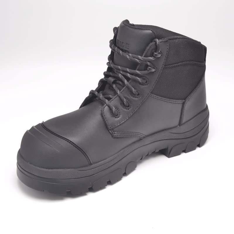 Paraflex, 690BLWC Extra Wide Lace up Safety Boot - Black - 13