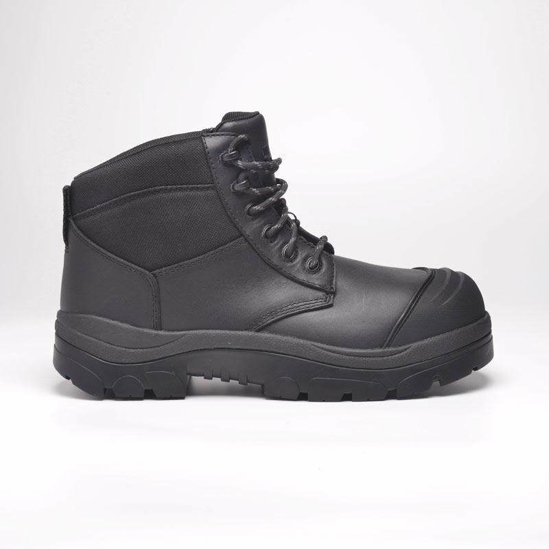 Paraflex, 690BLWC Extra Wide Lace up Safety Boot - Black - 14