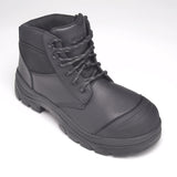 Paraflex, 690BLWC Extra Wide Lace up Safety Boot - Black - 13