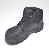 Paraflex, 690BLWC Extra Wide Lace up Safety Boot - Black - 09