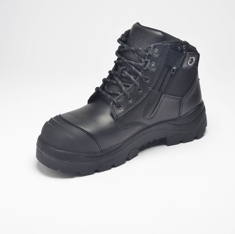 Paraflex, 690BZN Extra Wide Zip Non Safety Boot - Black - 09