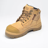 Paraflex, 690WZN Extra Wide Zip Non Safety Boot - Wheat - 14