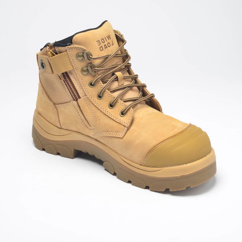 Paraflex, 690WZ Extra Wide Zip Sided Safety Boot - Wheat - 15