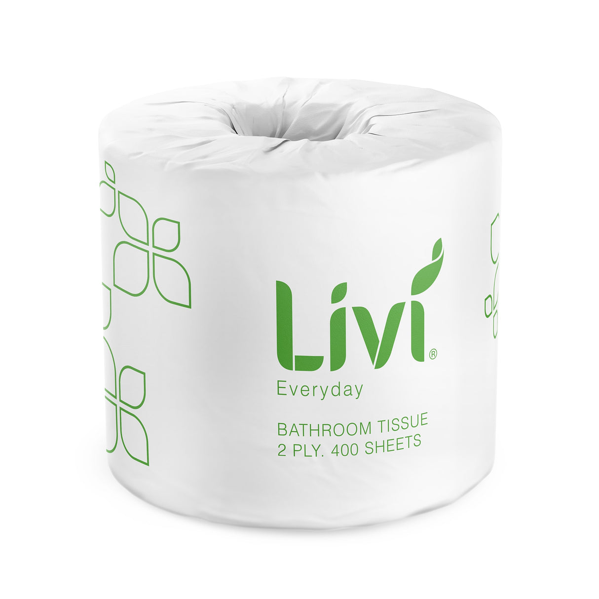 2 Ply Toilet Paper Conventional Roll 400 Sheets (Carton of 48) - Livi Everyday