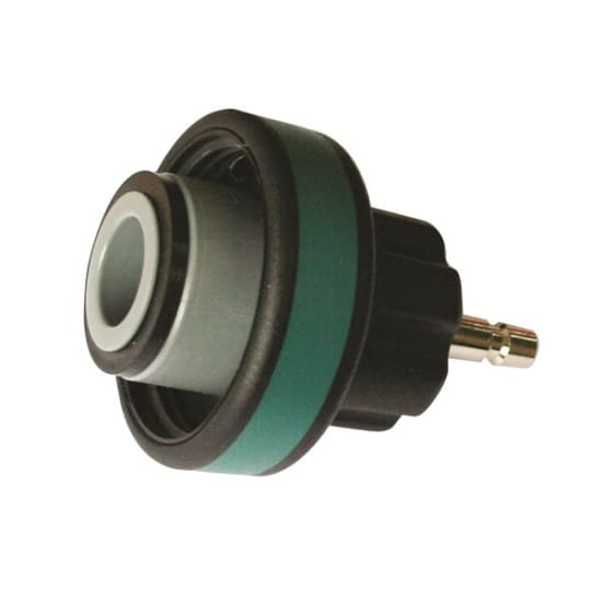 Toledo Cooling System Tester Adapter No. 12 in dark green, designed for accurate vehicle cooling system pressure testing.