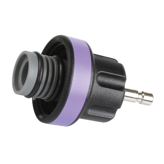 Toledo Cooling System Tester Adapter No. 16 in purple, designed for precise automotive cooling system diagnostics.