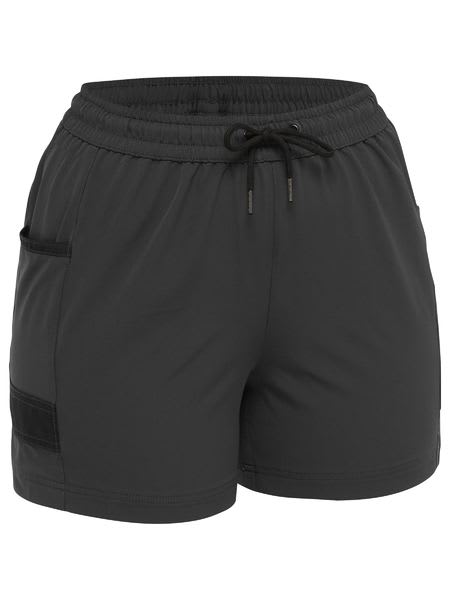 Bisley, Women's Flx & Move 4-Way Stretch Short - Charcoal (Size: 10)